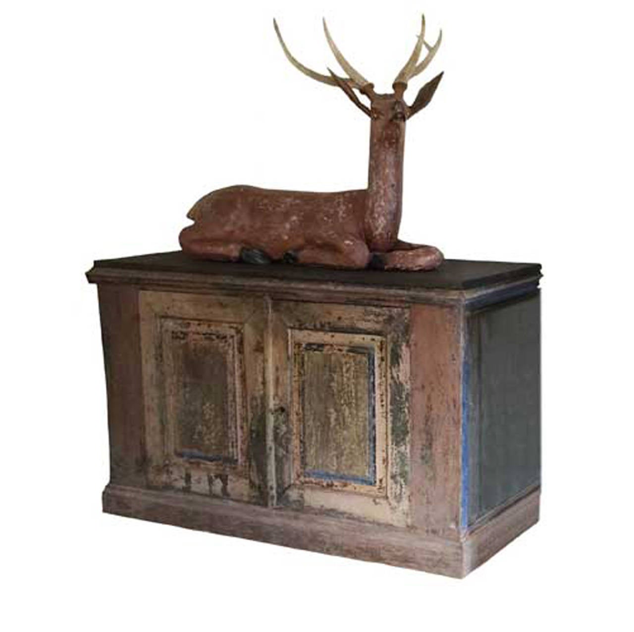 Pair of 18th Century Italian Polychrome Buffets