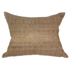 Antique 19th Century Chinese Brocade Pillow