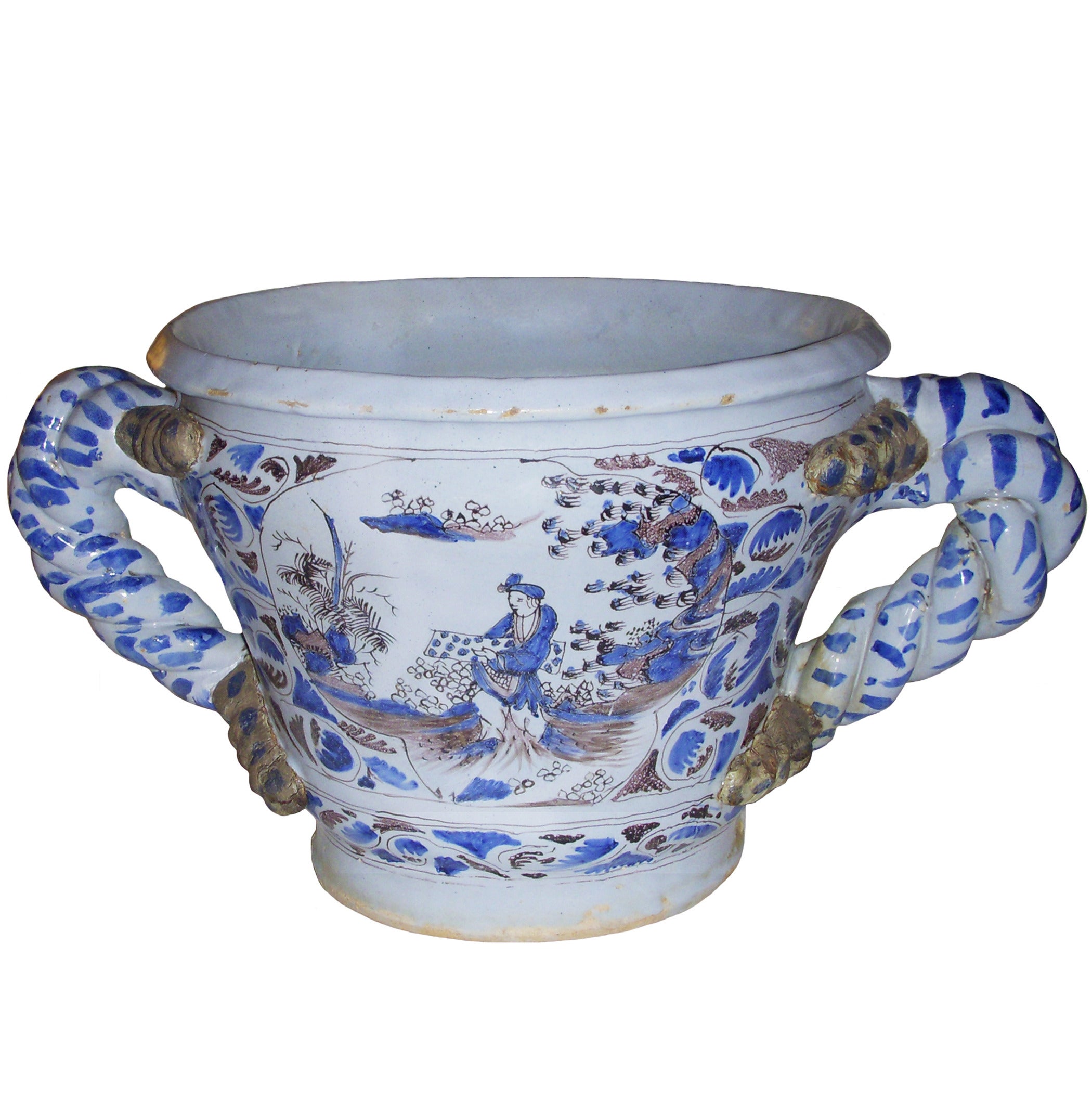 18th Century Blue 
White Never Urn