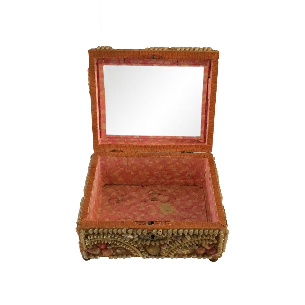 19th Century French Inlay Shell Box 1