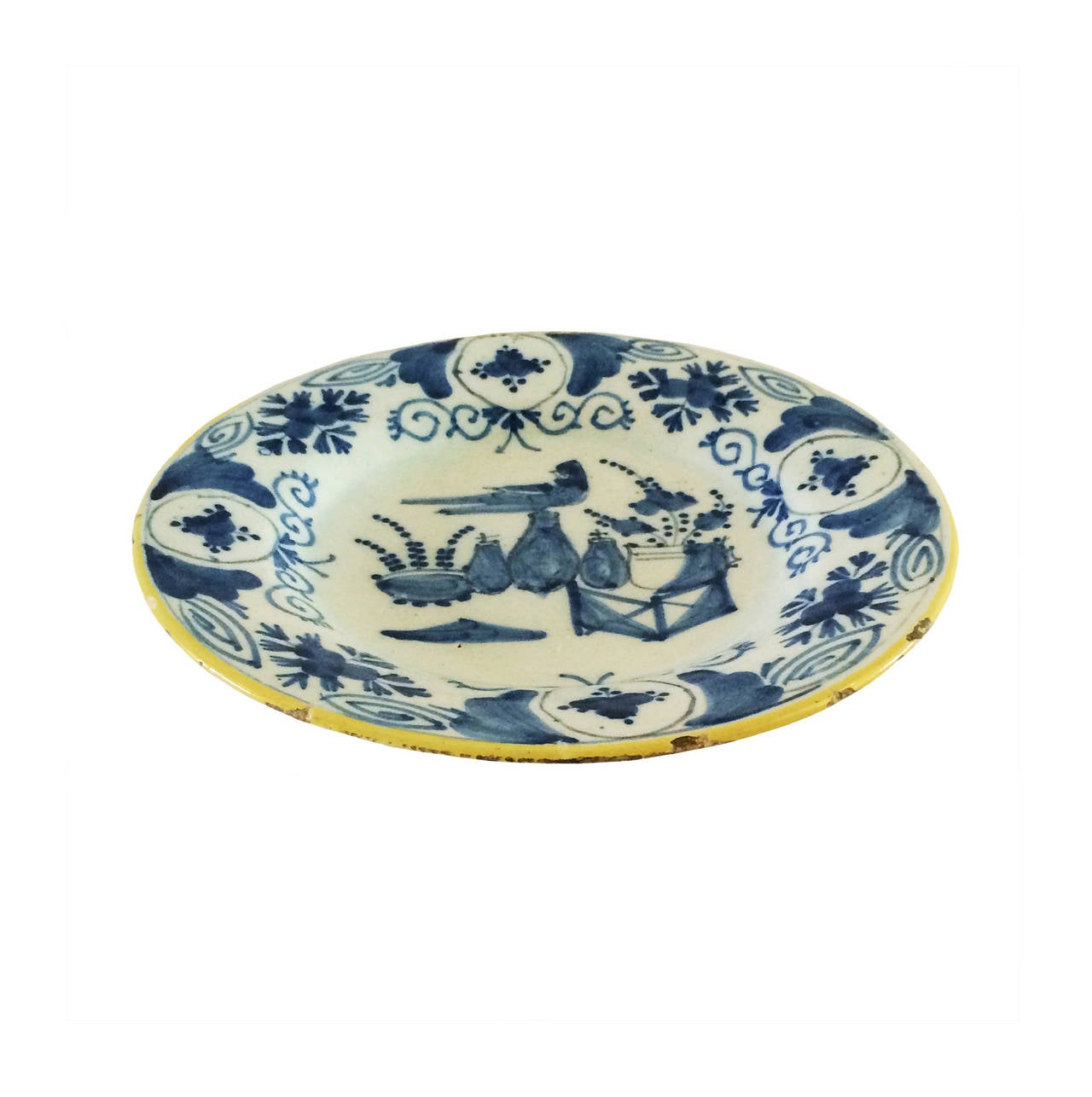 Blue & White Delft Plate