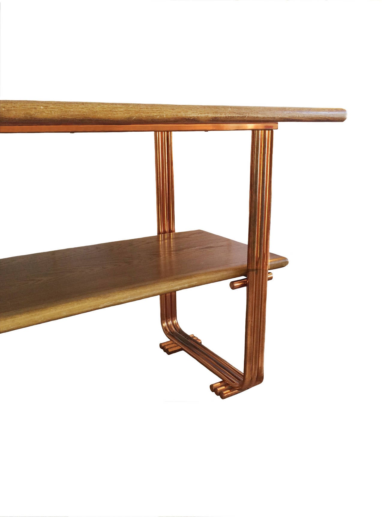 Mid-Century French Console Table In Excellent Condition In Montecito, CA