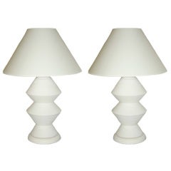 Pair of Custom Danish Lamps Pair of Custom Danish Lamps