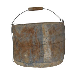17th Century Tree Trunk Bucket