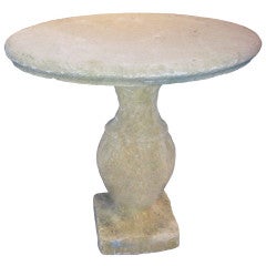 Oval French Stone Garden Table