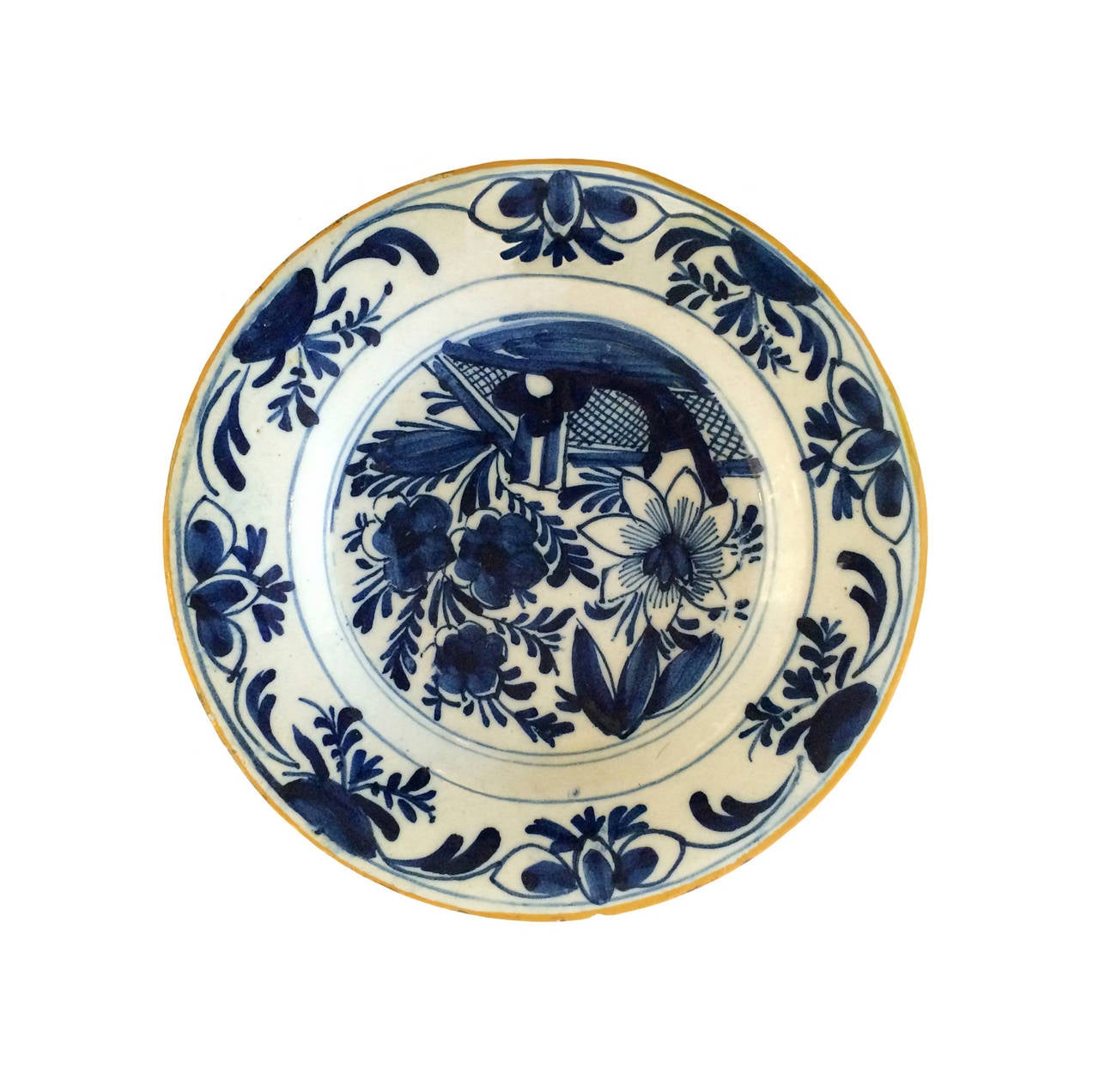 Dutch Blue and White Delft Plate