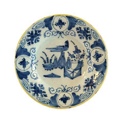 Blue & White Delft Plate