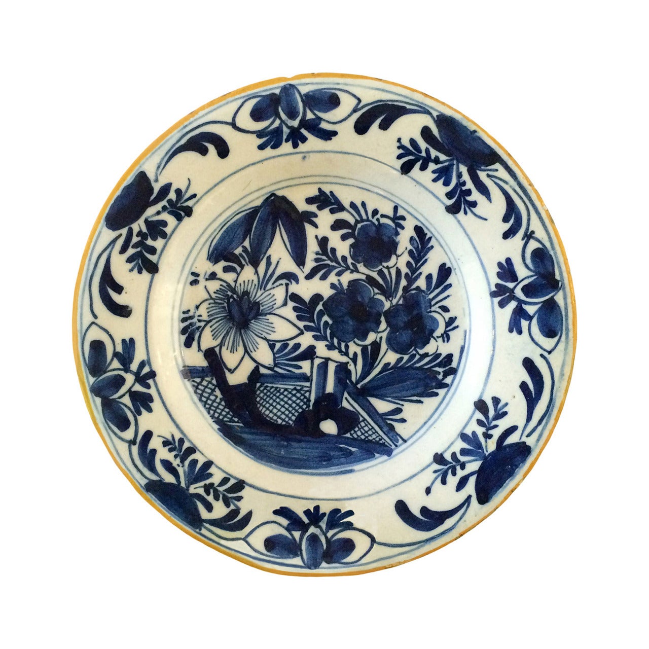 Blue and White Delft Plate