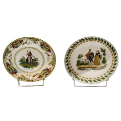 French Creil Porcelain Plates