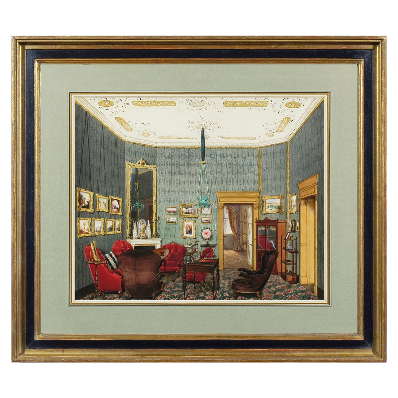 A bourgeois drawing-room For Sale