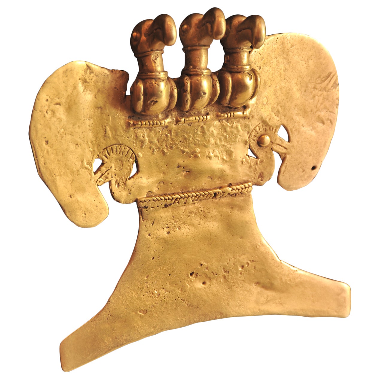 Pre-Columbian Gold Avian Pendant
