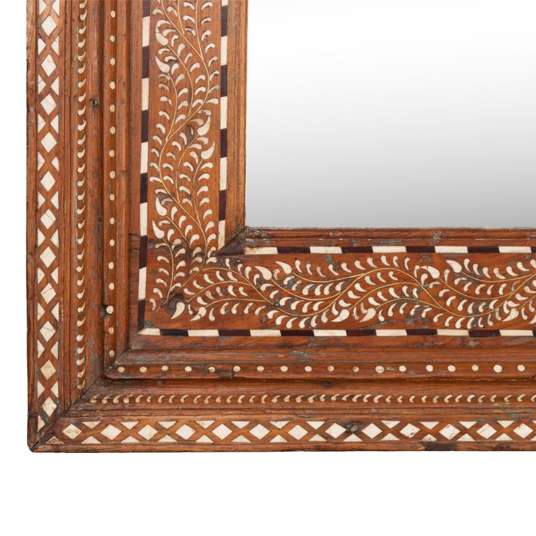 19th Century Anglo Indian Inlay Mirror