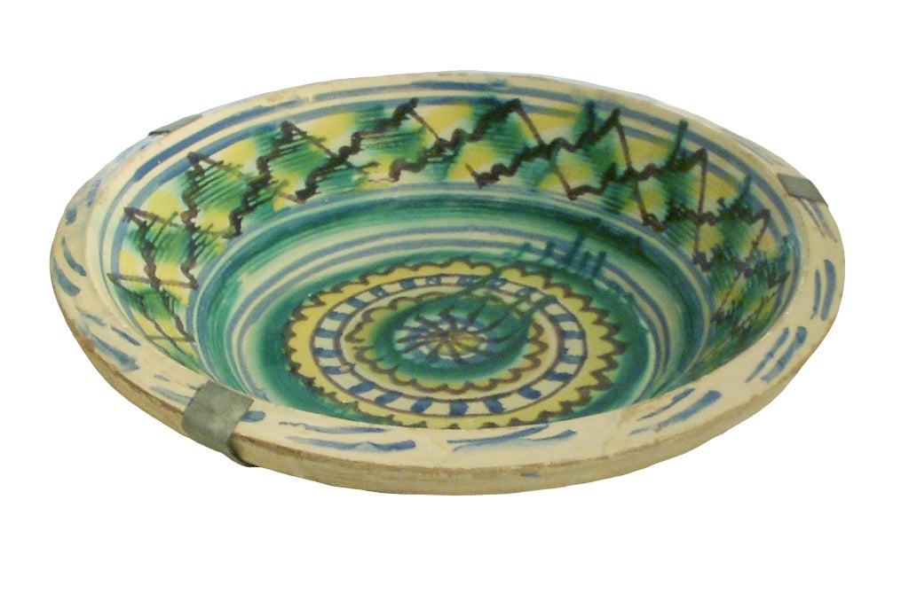 17th Century Spanish Pottery Bowl