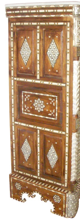 Mid-20th Century 1930's Syrian Inlay Chest
