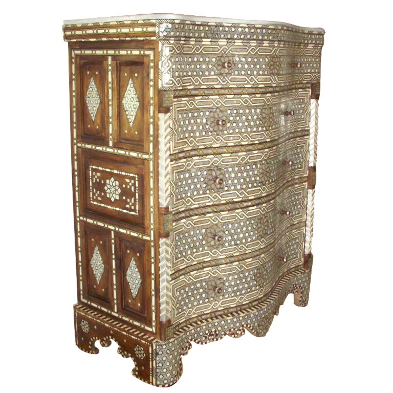 1930's Syrian Inlay Chest 3