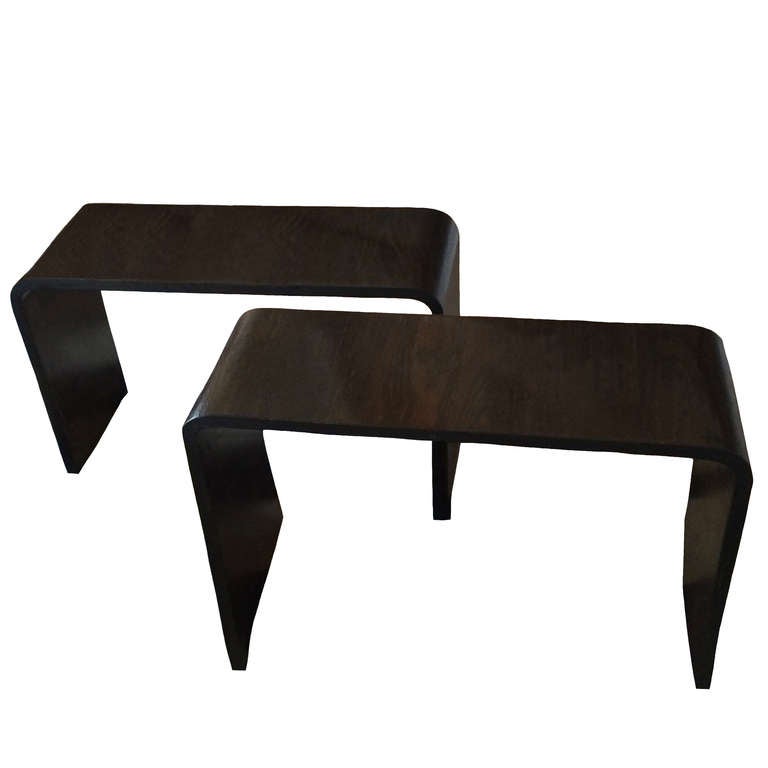 Pair of Ubend Tables