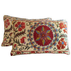 19th Century Suzani Pillows
