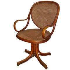 Thonet Bentwood Swivel Arm Chair