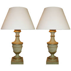 Pair of Italian Balustrade Lamps