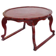 19th Century Korean Lacquer Tray Table