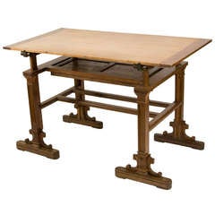 19th Century French Architectural Drafting Table