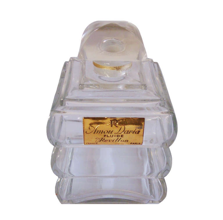 French 19th Century Revillon Crystal Perfume Bottles