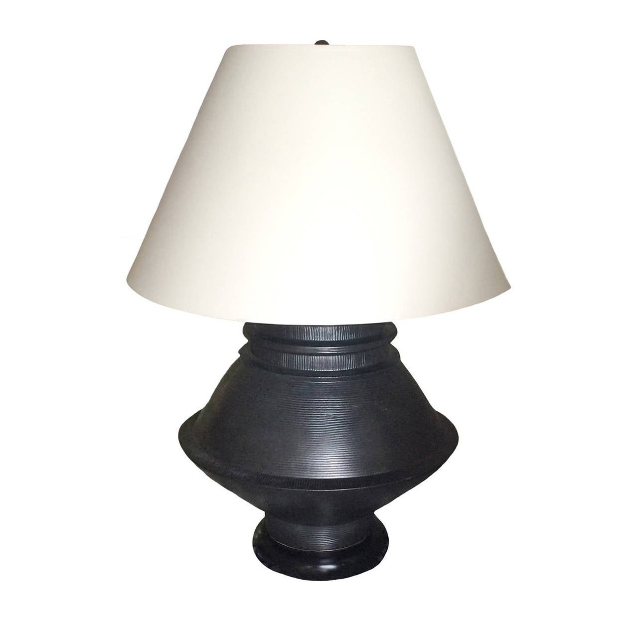 Pair of Custom Italian Pottery Lamps