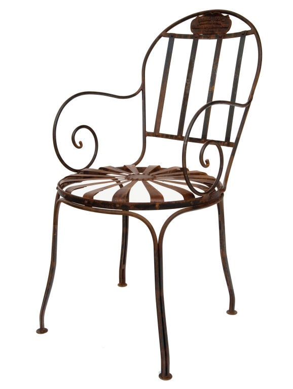 Francois Carre Sunburst Garden Chairs 1
