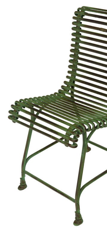 French Luxemborg Garden Chair In Good Condition In Montecito, CA