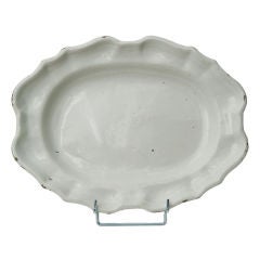 Antique 18th Century French Glazed Platter