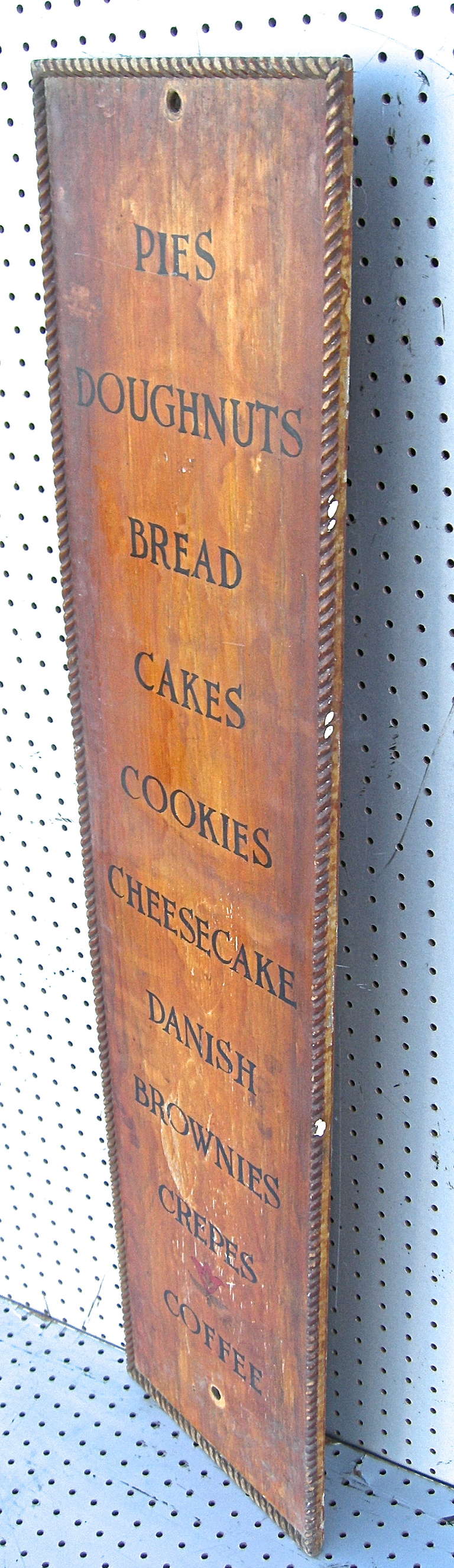 Vintage Bakery Menu Board For Sale 1