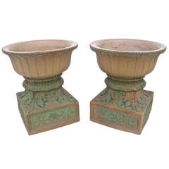 Pair of Rookwood Garden Urns