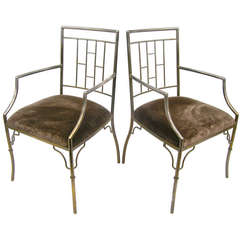 Vintage Pair of Billy Haines Attributed Side Chairs
