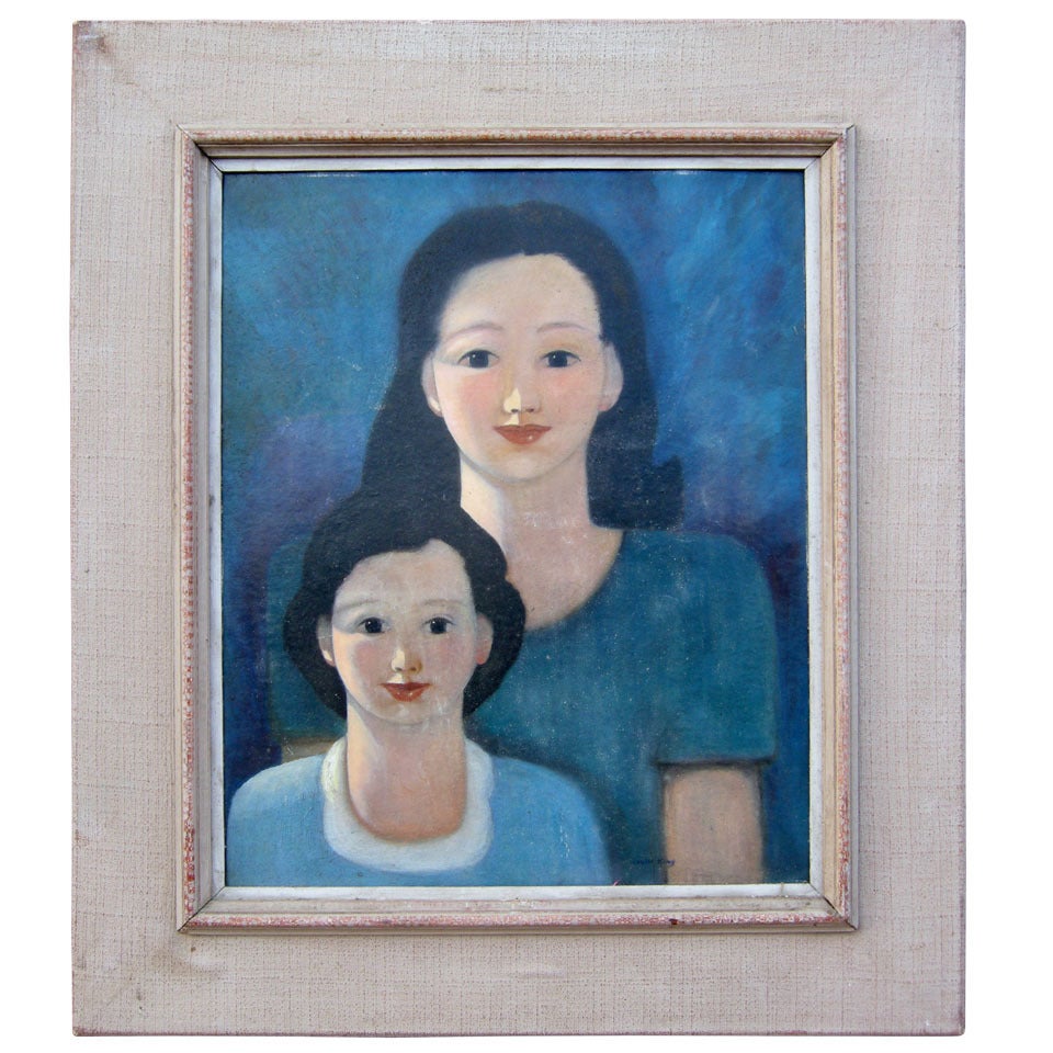 "LIke Mother, Like Daughter" Portrait For Sale