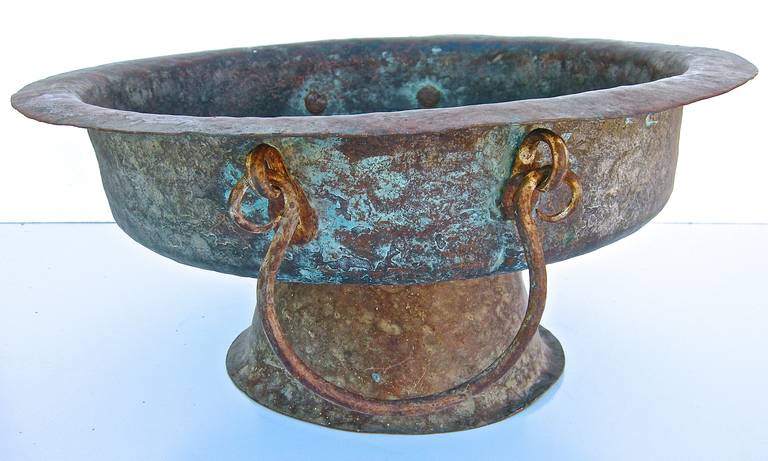 Vintage Copper Vessel or Urn For Sale 3