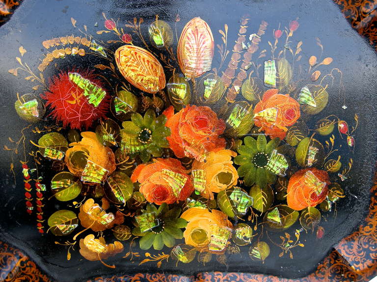 Striking Tole Tray