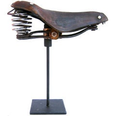 Set Of Vintage Bicycle Seats