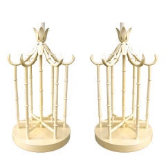 Pair Of Chinoiserie Style Lights