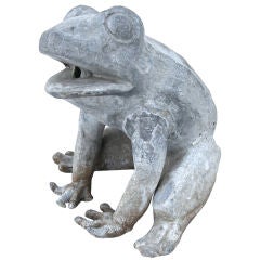 Vintage Frog Fountain