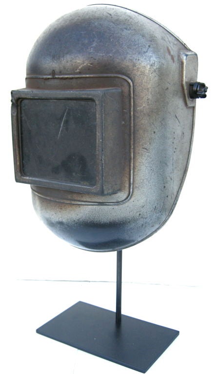 Welding Mask for Protection at 1stDibs  louis vuitton welding helmet, lv  welding helmet, old leather welding mask