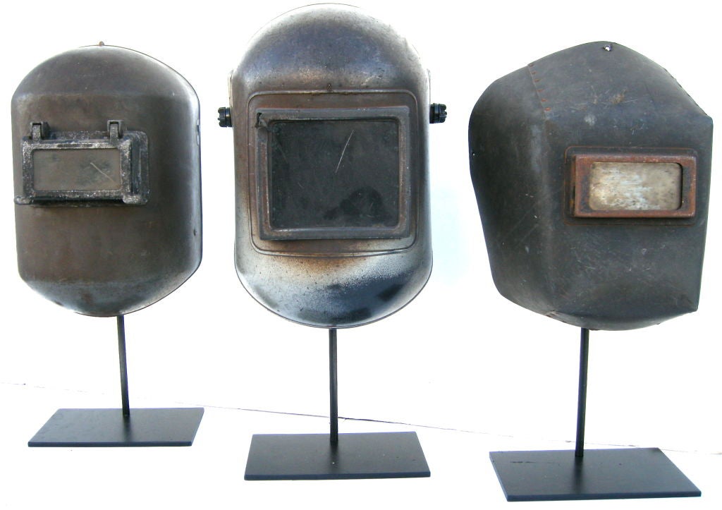 old school welding hood