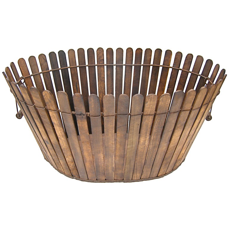 Shaker Style Basket For Sale