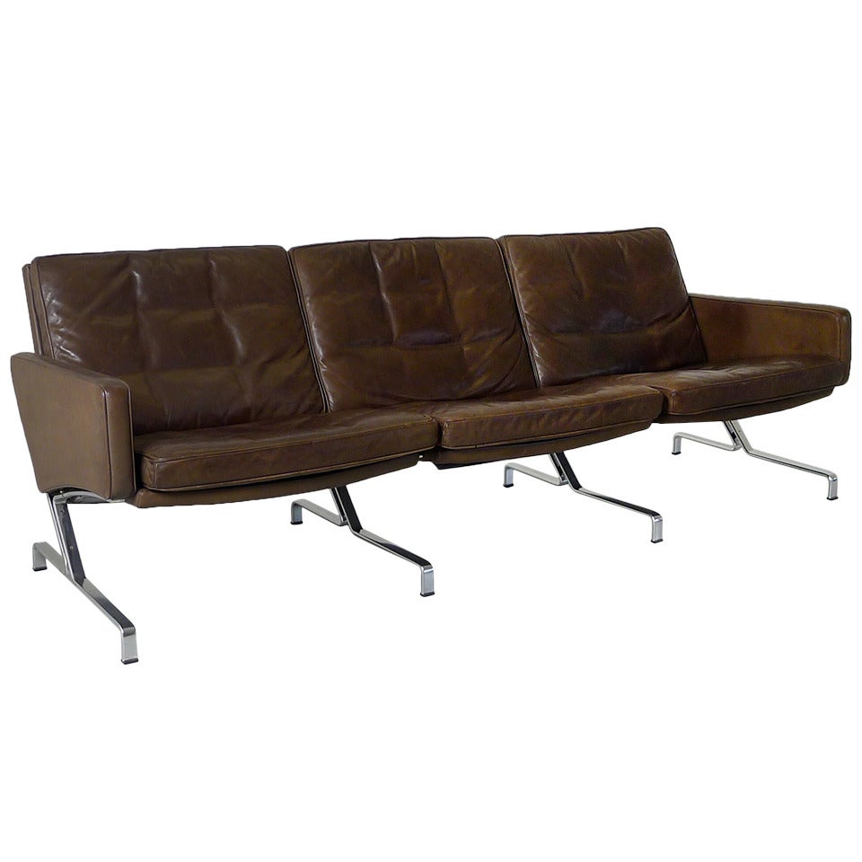 Jorgen Kastholm Leather Sofa