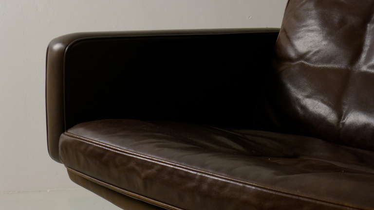 German Jorgen Kastholm Leather Sofa