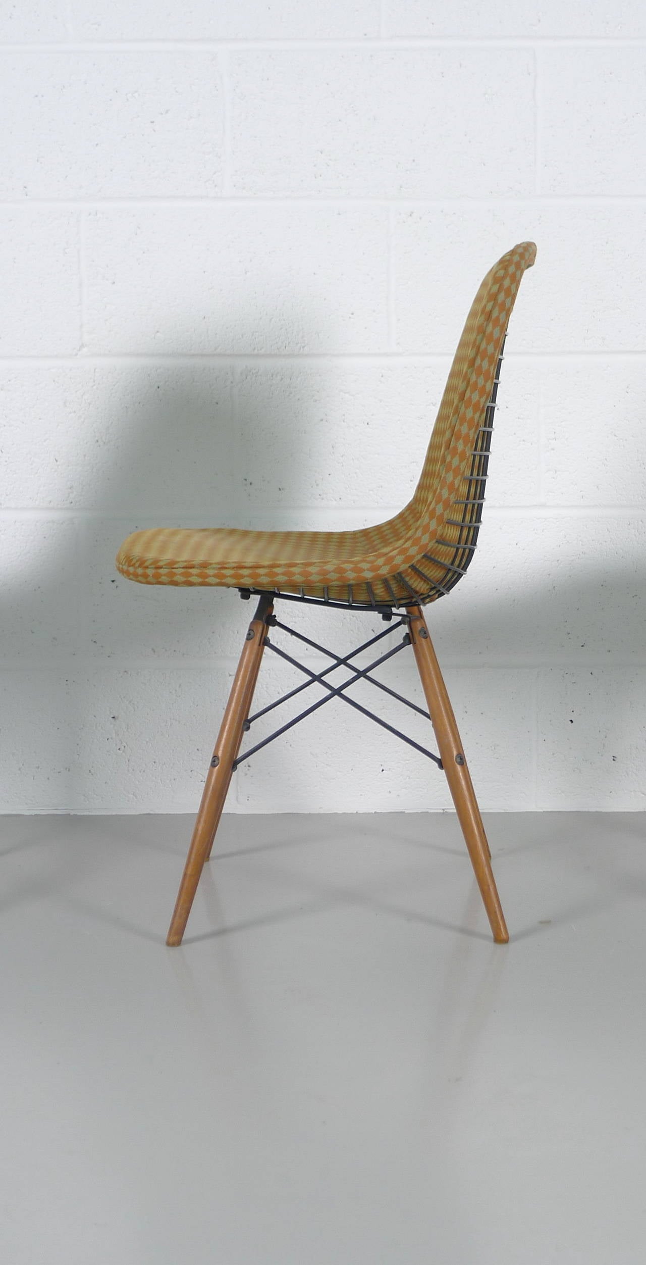 Eames Dowel Chairs, Girard Fabric