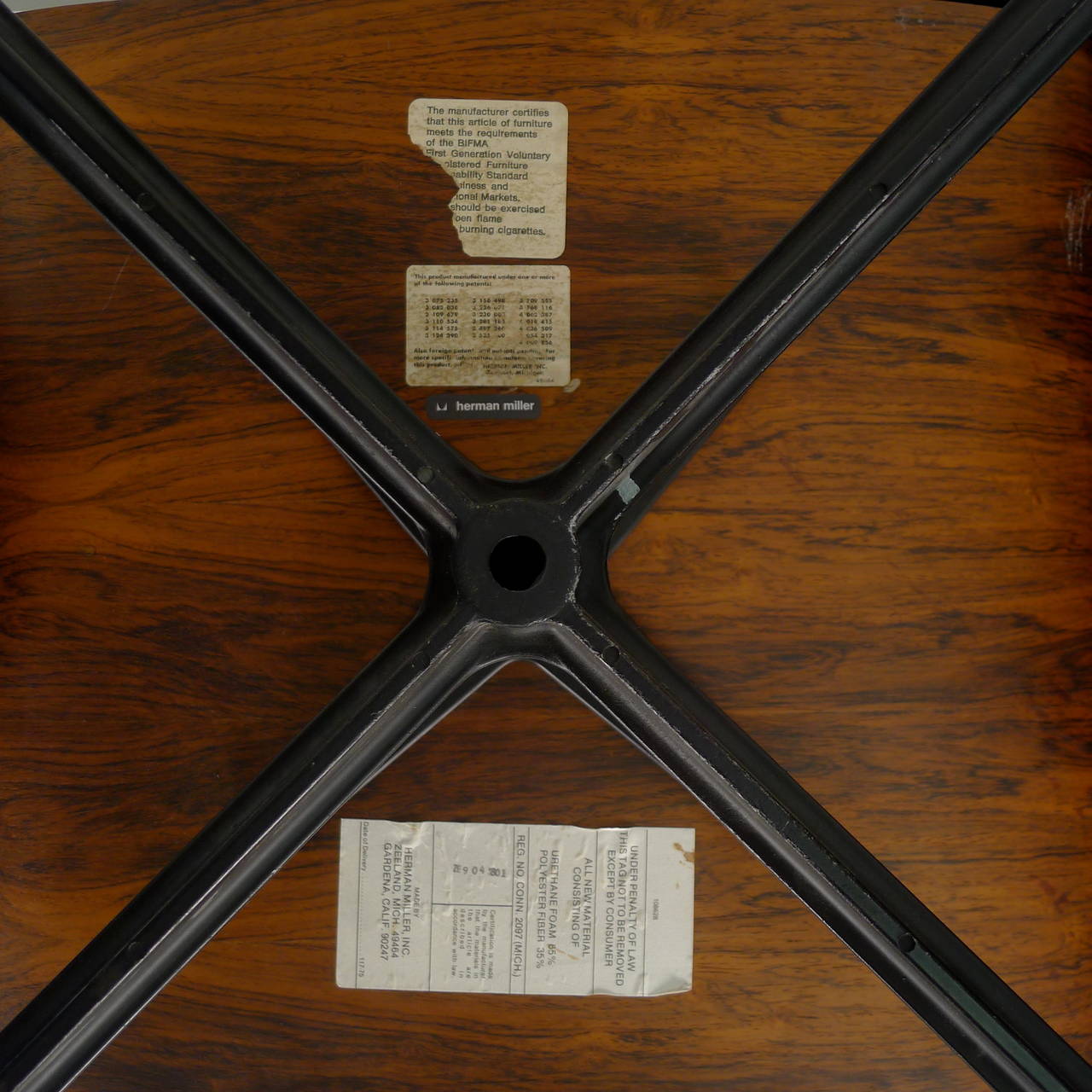 Chair and Ottoman by Charles and Ray Eames, 670/671 2