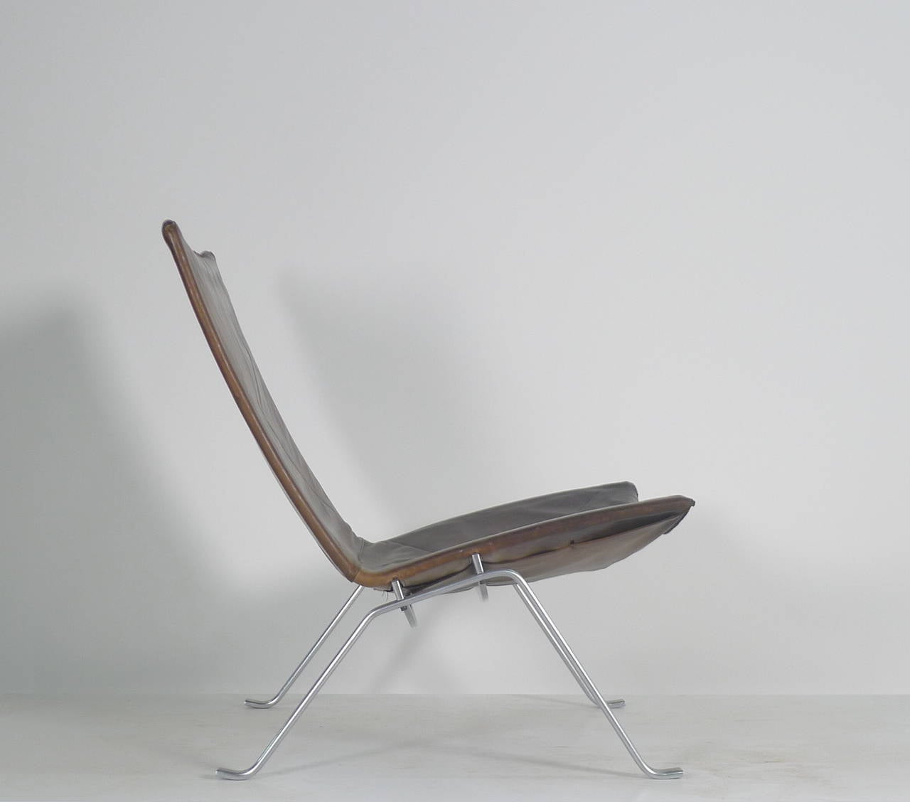 Mid-Century Modern Poul Kjaerholm, Early PK 22 Lounge Chair