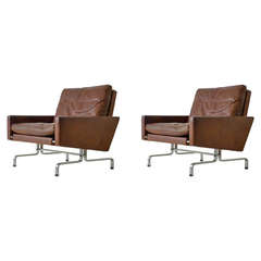 Pair of Poul Kjaerholm PK 31 Chairs