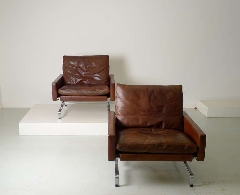 Danish Pair of Poul Kjaerholm PK 31 Chairs