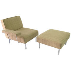George Nelson Lounge Chair and Ottoman, Herman Miller